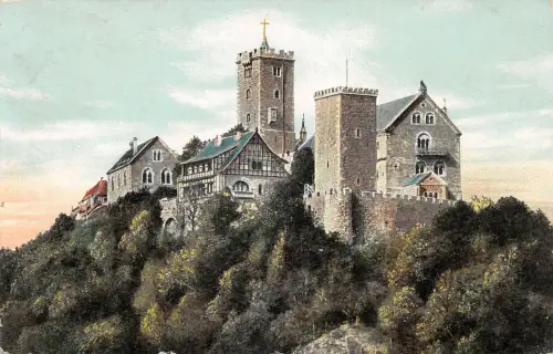 Eisenach - Wartburg von Süd-West bahnpgl 181.661