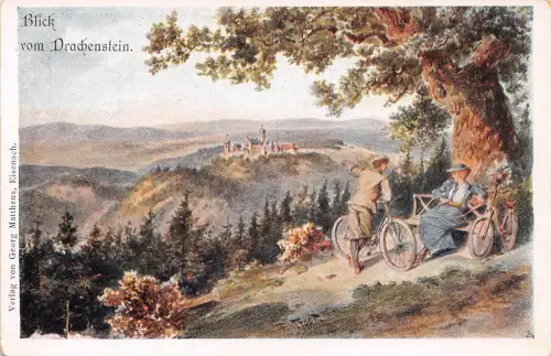 Eisenach - Wartburg Blick vom Drachenstein ngl 181.676
