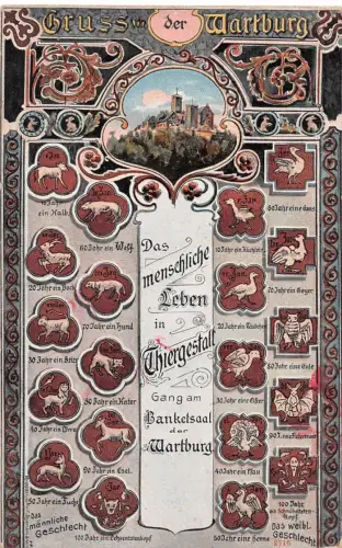 Eisenach - Wartburg Das menschl. Leben in Tiergestalt ngl 181.674