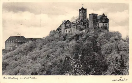 Eisenach - Wartburg von Süd-Westen gl1933 181.694