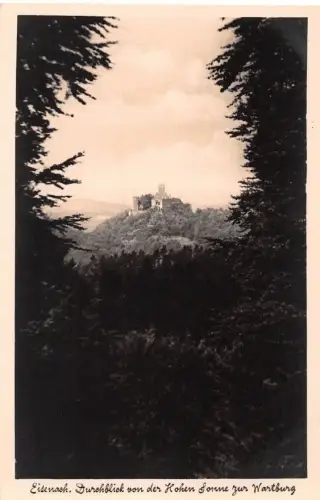 Eisenach - Wartburg Blick von der Hohen Sonne ngl 181.693
