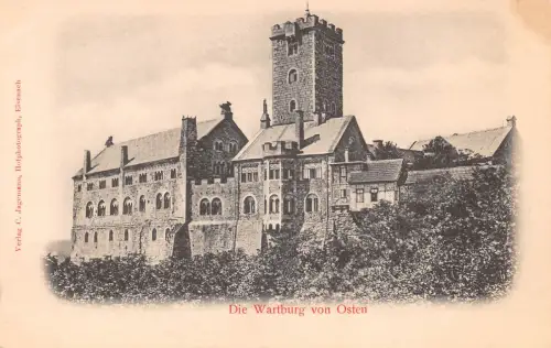 Eisenach - Wartburg von Osten ngl 181.709