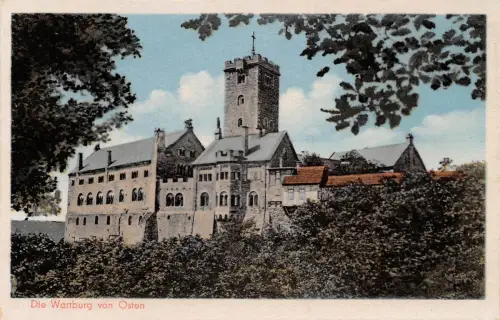 Eisenach - Wartburg von Osten ngl 181.716