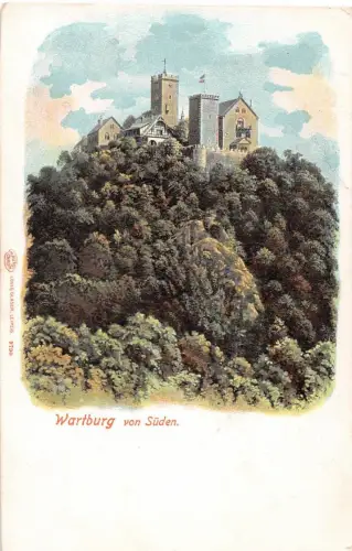 Eisenach - Wartburg von Süden ngl 181.729