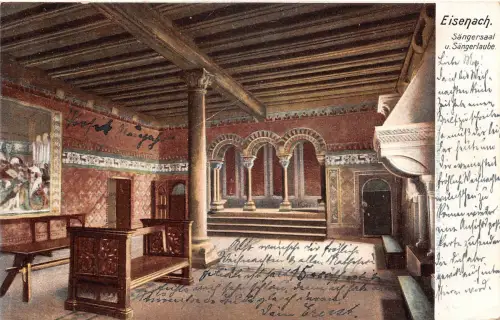 Eisenach - Wartburg Sängersaal gl1904 181.707