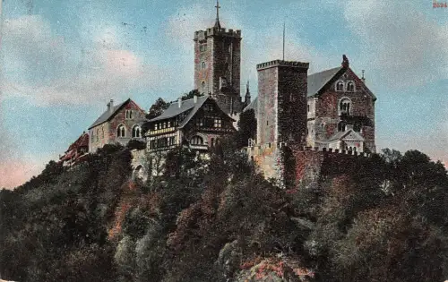 Eisenach - Wartburg von Süd-West gl1908 181.708
