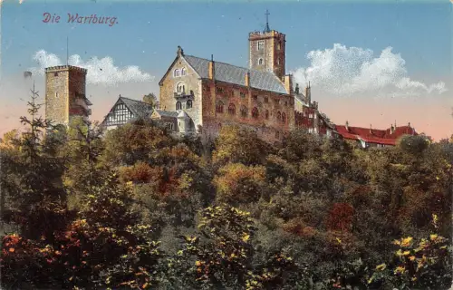 Eisenach - Wartburg Gesamtansicht gl1917 181.748