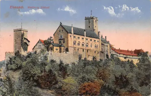 Eisenach - Wartburg von Süd-Ost feldpgl1916 181.745