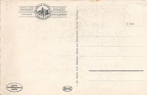 Eisenach - Wartburg Das menschl. Leben in Tiergestalt b. Bankettsaal ngl 181.711