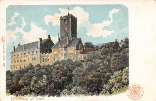Eisenach - Wartburg von Osten ngl 181.752