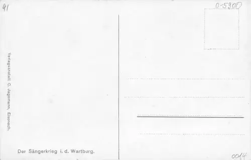 Eisenach - Wartburg Der Sängerkrieg ngl 181.781