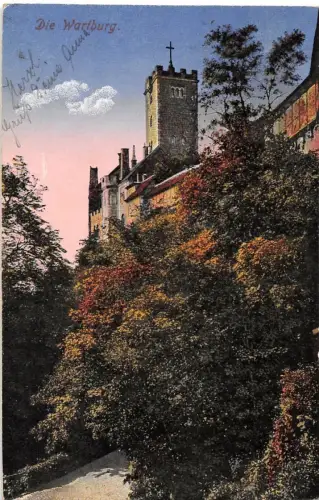 Eisenach - Wartburg Teilansicht gl1922 181.799