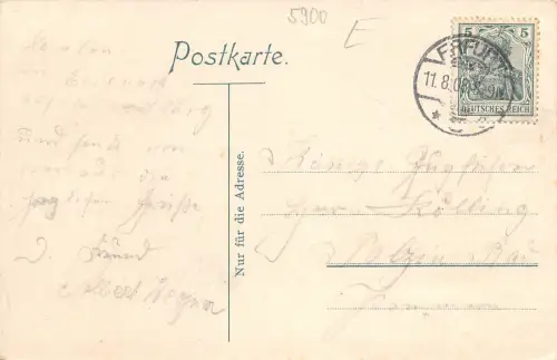 Eisenach - Wartburg von Osten gl1908 181.771