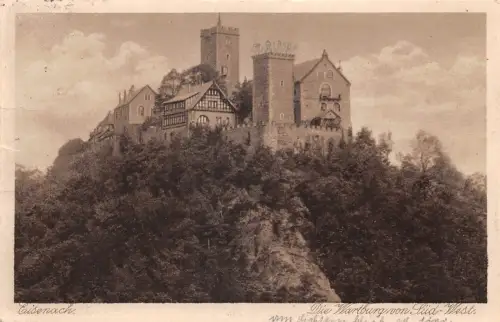 Eisenach - Wartburg von Süd-West gl1921 181.810
