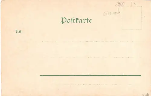 Eisenach - Wartburg Blick von der Hohen Sonne ngl 181.806