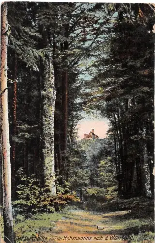 Eisenach - Wartburg Blick von der Hohen Sonne gl 181.808