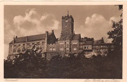 Eisenach - Wartburg von Osten ngl 181.813