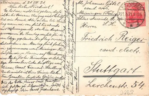 Eisenach - Wartburg Gesamtansicht gl1921 181.825