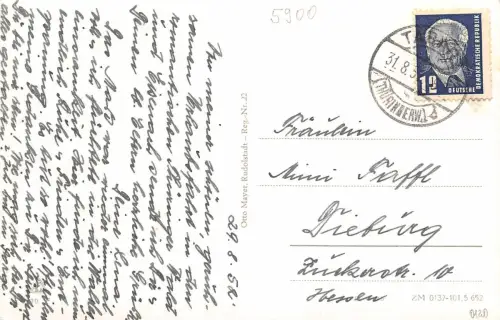 Eisenach - Wartburg Gesamtansicht gl1952 181.816