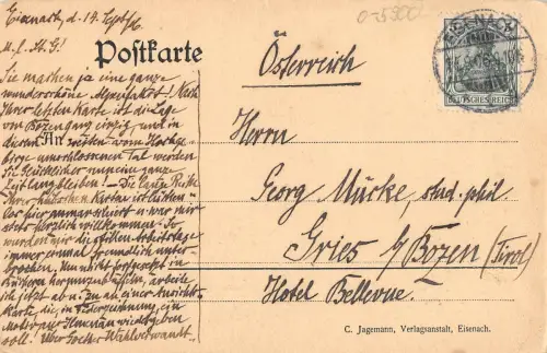 Eisenach - Wartburg Bergfried gl1906 181.849