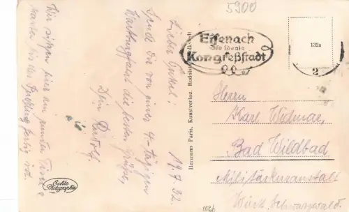 Eisenach - Wartburg Erster Burghof gl1932 181.848