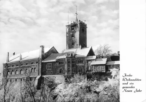 Eisenach - Wartburg Gesamtansicht mit Zudruck gl 181.873