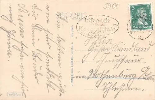 Eisenach - Wartburg von Osten gl1927 181.864