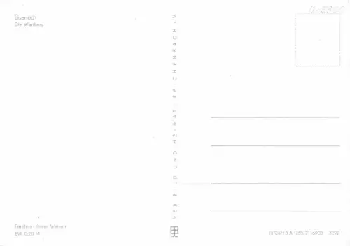 Eisenach - Wartburg Gesamtansicht ngl 181.885