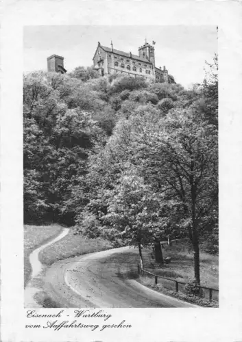 Eisenach - Wartburg vom Auffahrtsweg gesehen gl1937 181.890