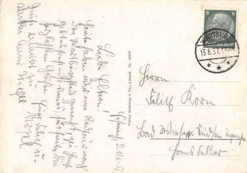 Eisenach - Wartburg vom Auffahrtsweg gesehen gl1937 181.890