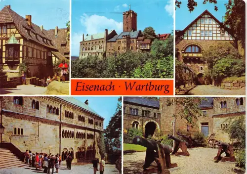 Eisenach - Wartburg Mehrbildkarte gl1986 181.899