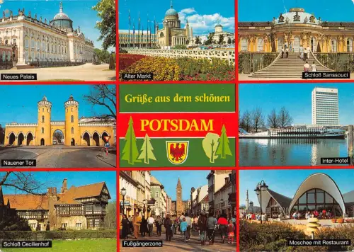 Potsdam Mehrbildkarte gl1991 181.933
