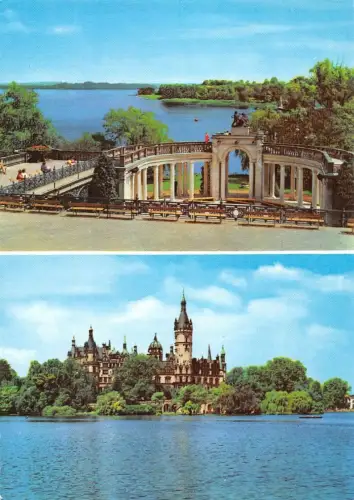 Schwerin Schloß Mehrbildkarte ngl 181.969