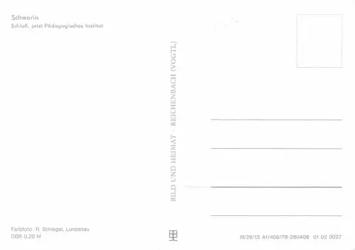 Schwerin Schloß Mehrbildkarte ngl 181.969