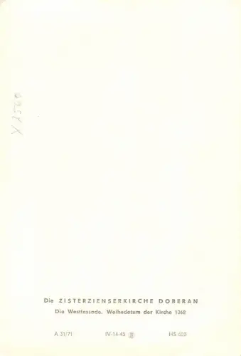 Doberan Zisterzienserkirche ngl 181.958