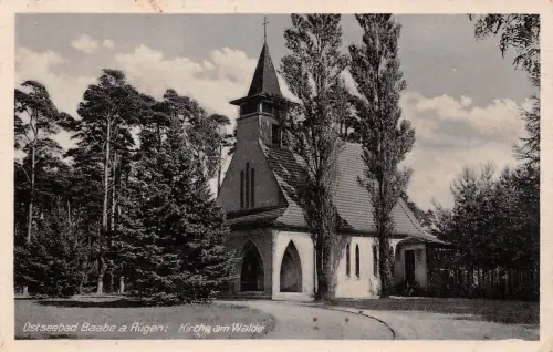 Baabe auf Rügen Kirche am Walde gl1962 181.946