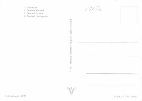 Usedom Mehrbildkarte ngl 181.940