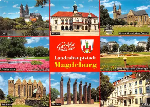 Magdeburg Mehrbildkarte ngl 181.980