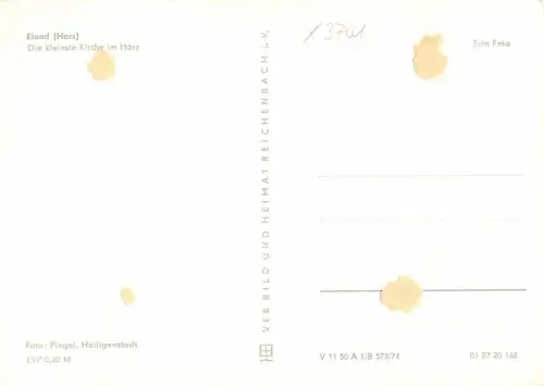 Elend, Harz, die kleinste Kirche ngl 181.992