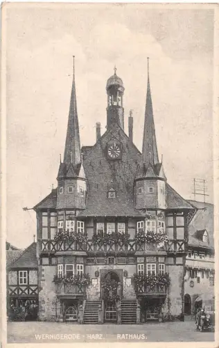 Wernigerode (Harz) Rathaus gl1931 181.989