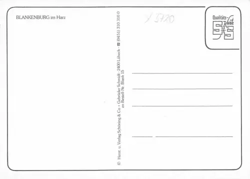 Blankenburg (Harz) Mehrbildkarte ngl 182.001
