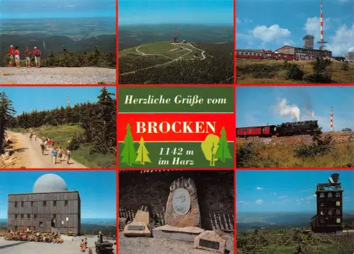 Brocken (Harz) Mehrbildkarte ngl 182.000