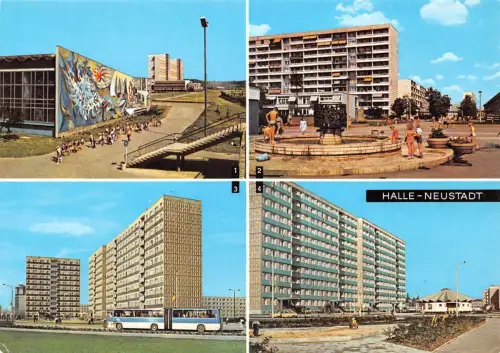 Halle (Saale) Mehrbildkarte ngl 182.013
