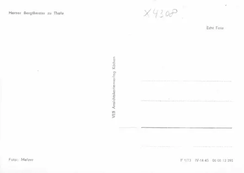 Thale (Harz) Bergtheater ngl 182.020