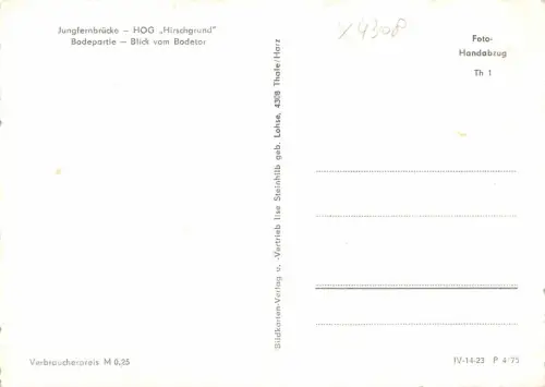 Thale (Harz) Bodetal Mehrbildkarte ngl 182.026