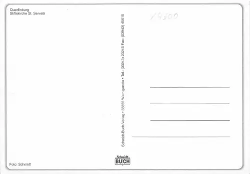 Quedlinburg a.Harz Stiftskirche St. Servati ngl 182.017