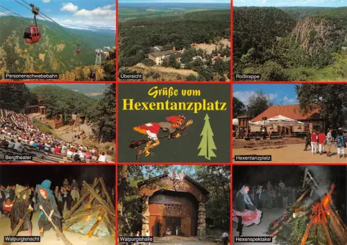 Thale (Harz) Hexentanzplatz Mehrbildkarte ngl 182.029
