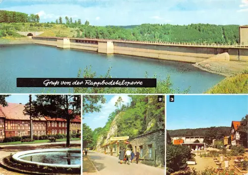 Rappbodetalsperre im Harz Mehrbildkarte ngl 182.004