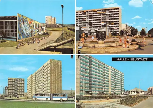 Halle (Saale) Mehrbildkarte ngl 182.014