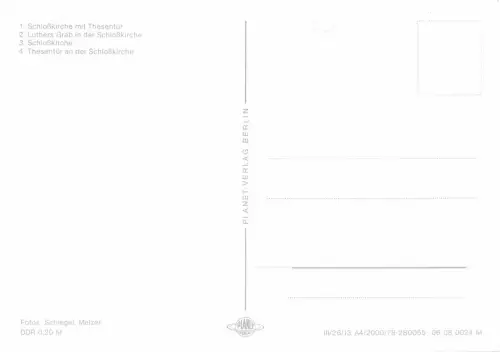 Wittenberg Mehrbildkarte ngl 182.034